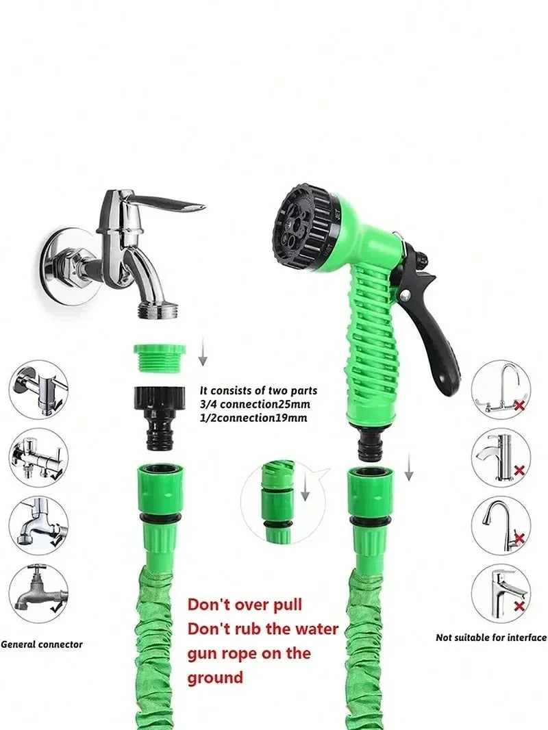 “Expandable Magic Garden Hose – Lightweight & Kink-Resistant