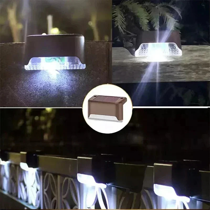 Solar Deck Lights - Waterproof Outdoor Step Lights