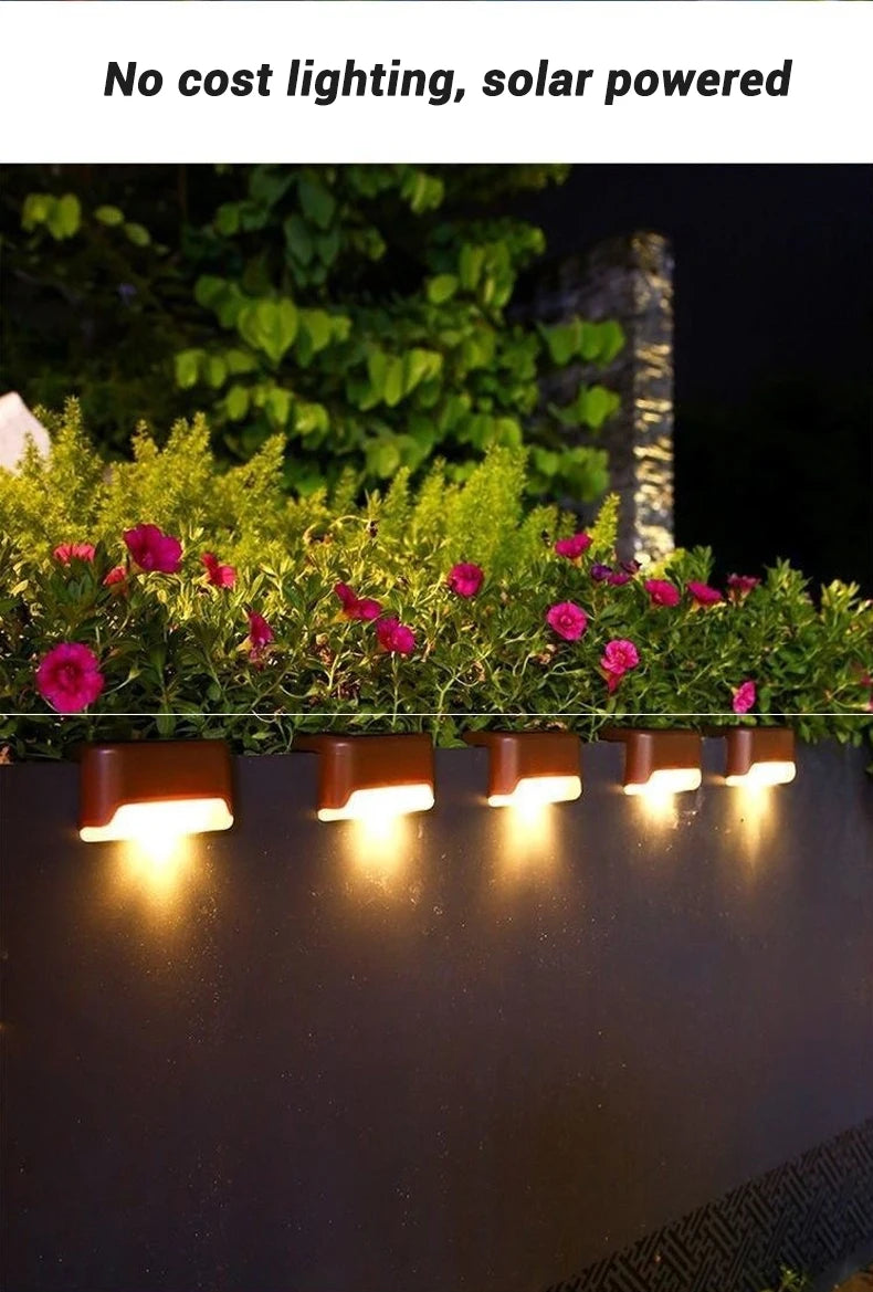 Solar Deck Lights - Waterproof Outdoor Step Lights