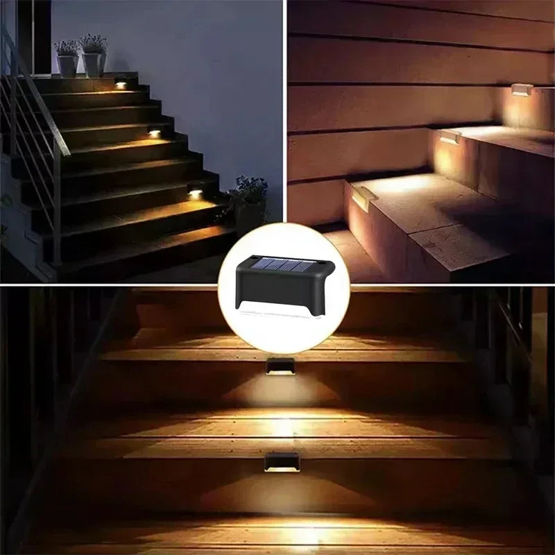 Solar Deck Lights - Waterproof Outdoor Step Lights