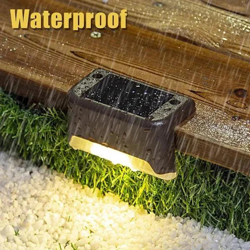 Solar Deck Lights - Waterproof Outdoor Step Lights
