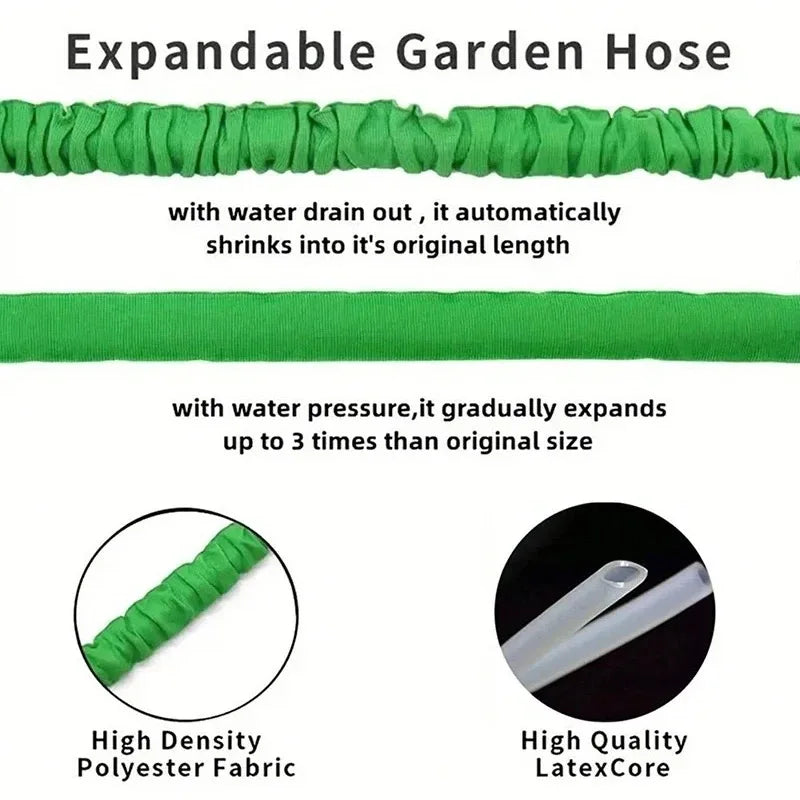 “Expandable Magic Garden Hose – Lightweight & Kink-Resistant