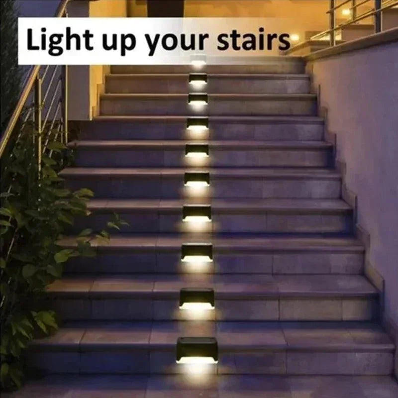 Solar Deck Lights - Waterproof Outdoor Step Lights