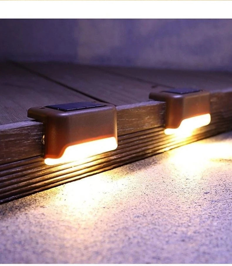Solar Deck Lights - Waterproof Outdoor Step Lights