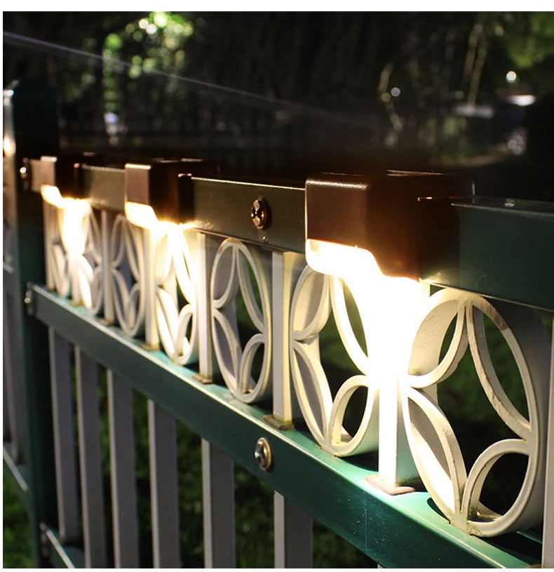 Solar Deck Lights - Waterproof Outdoor Step Lights